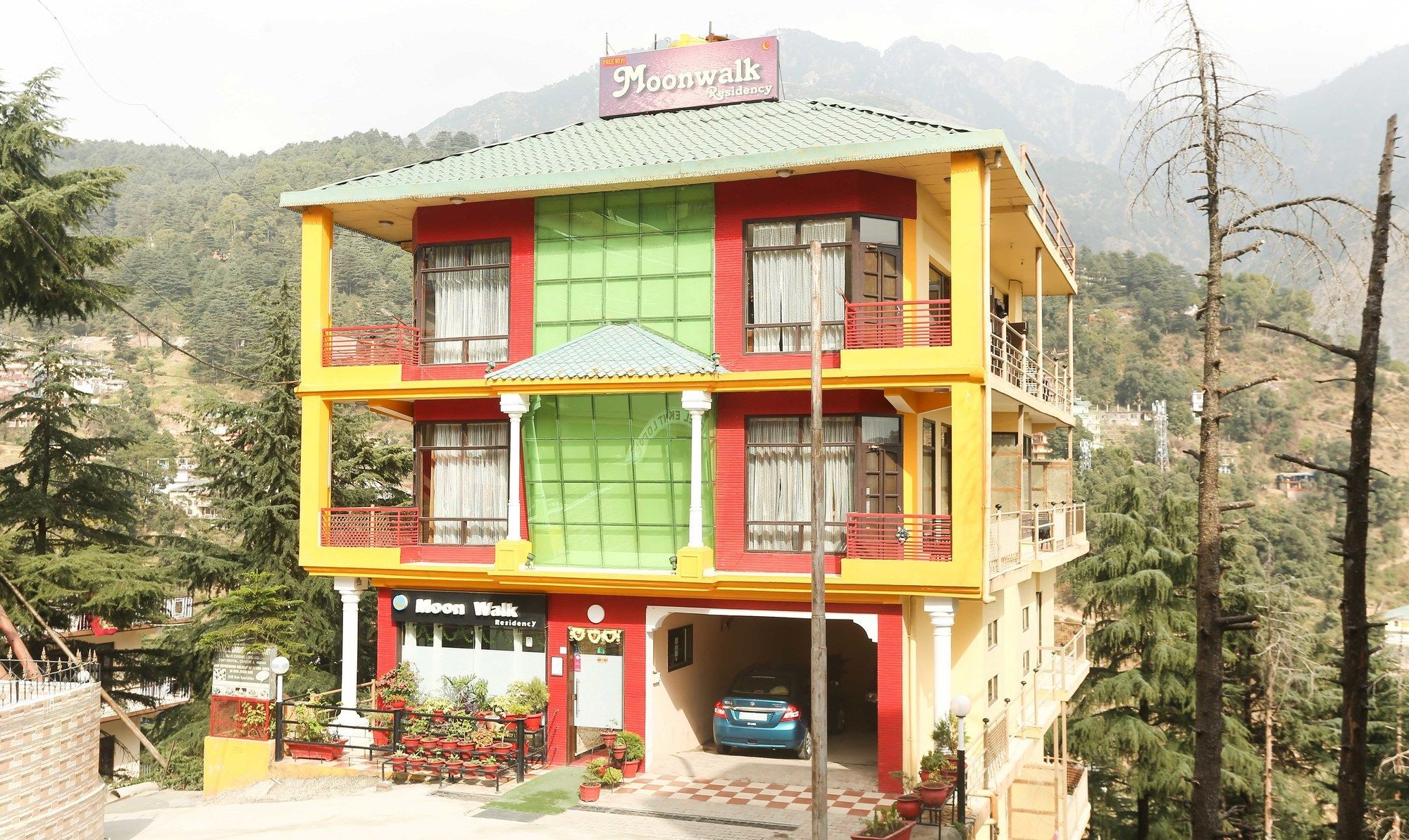 Hotel Moon Walk Residency Dharamshala Exterior foto